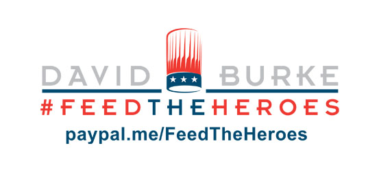 David Burke Feed The Heroes logo