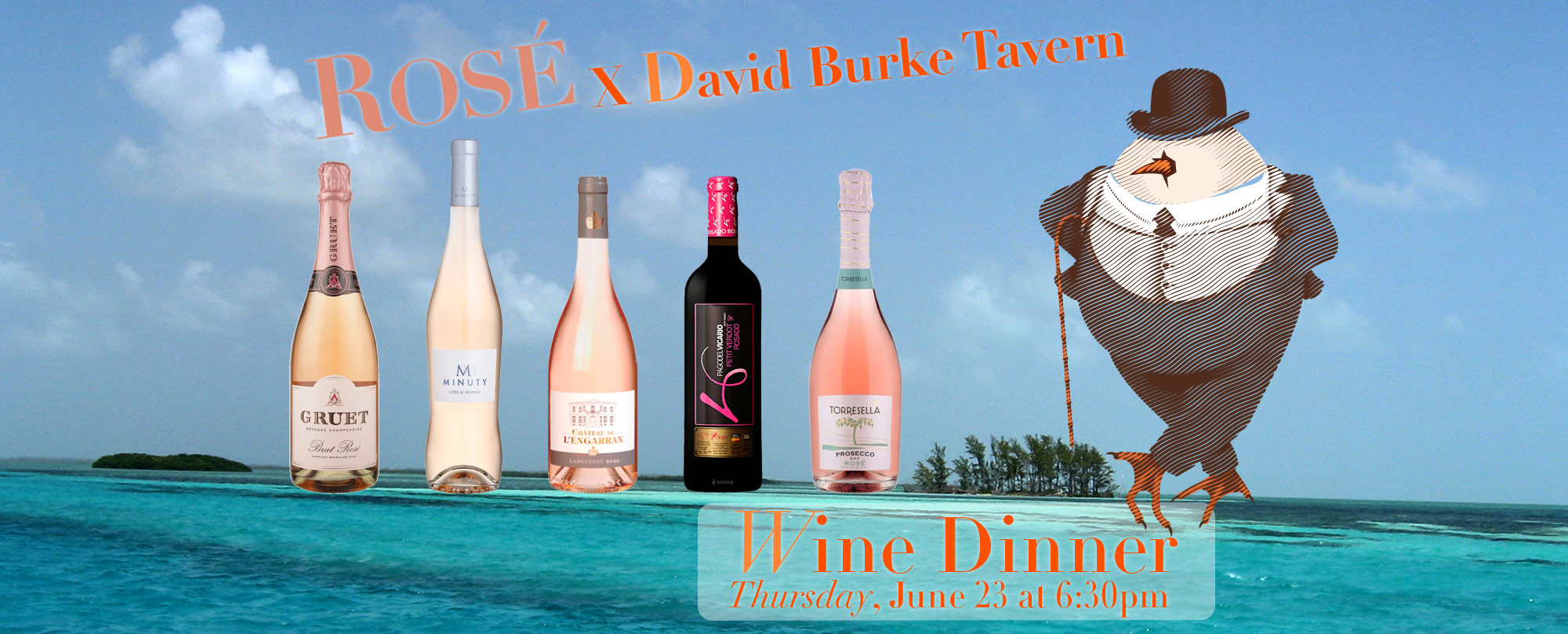 ROSE X David Burke Tavern Wine Dinner