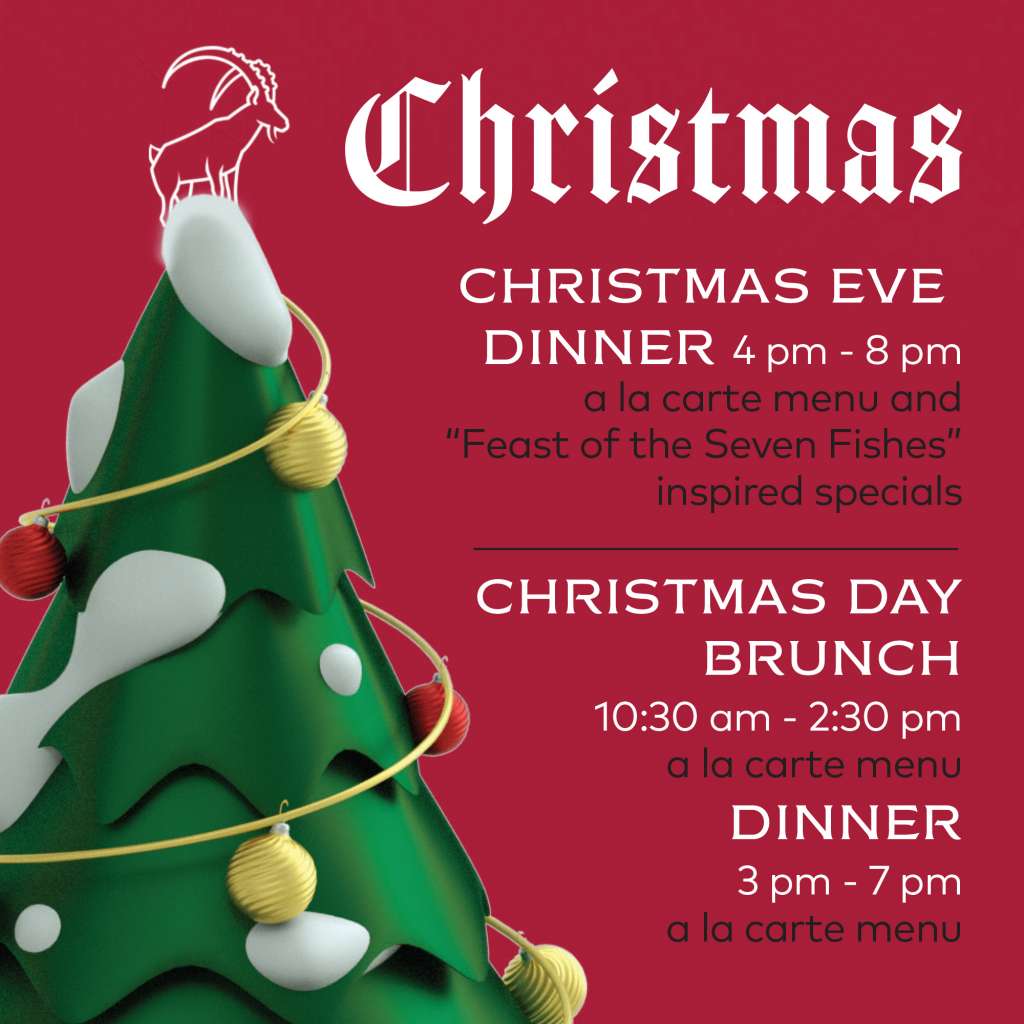 Christmas Eve Dinner at THE GOAT by David Burke Chef David Burke