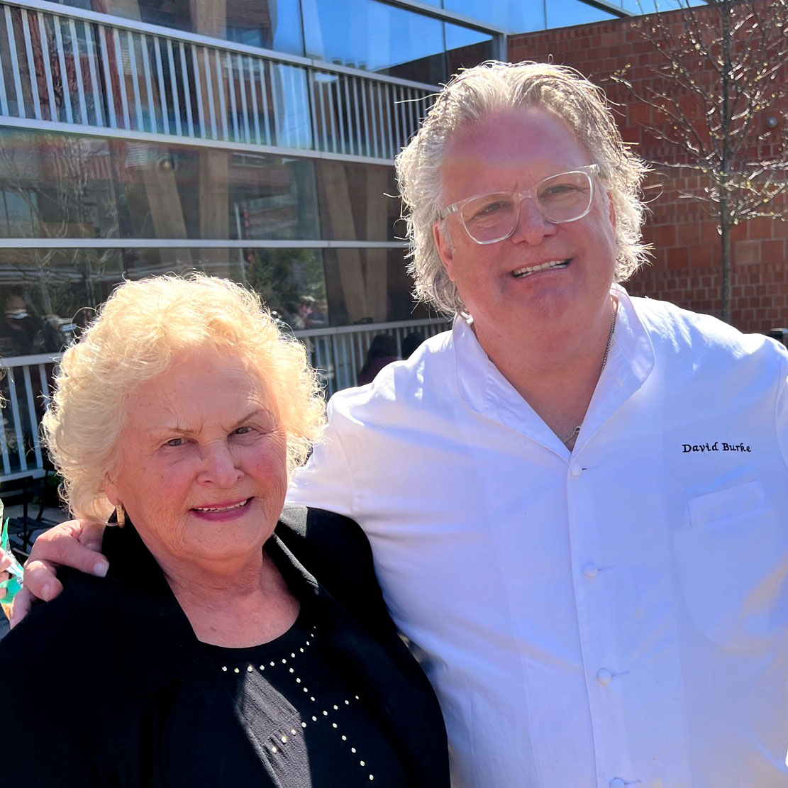 Chef David Burke and his Mother