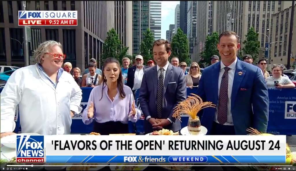 Chef David Burke joins ‘Fox & Friends Weekend’ ‘Flavors of the Open’ will feature celebrity chefs and delicious food