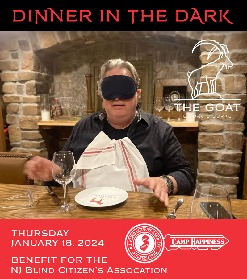 Dinner in the Dark 1/18/24 Benefit for the NJ Blind Citizens Association
