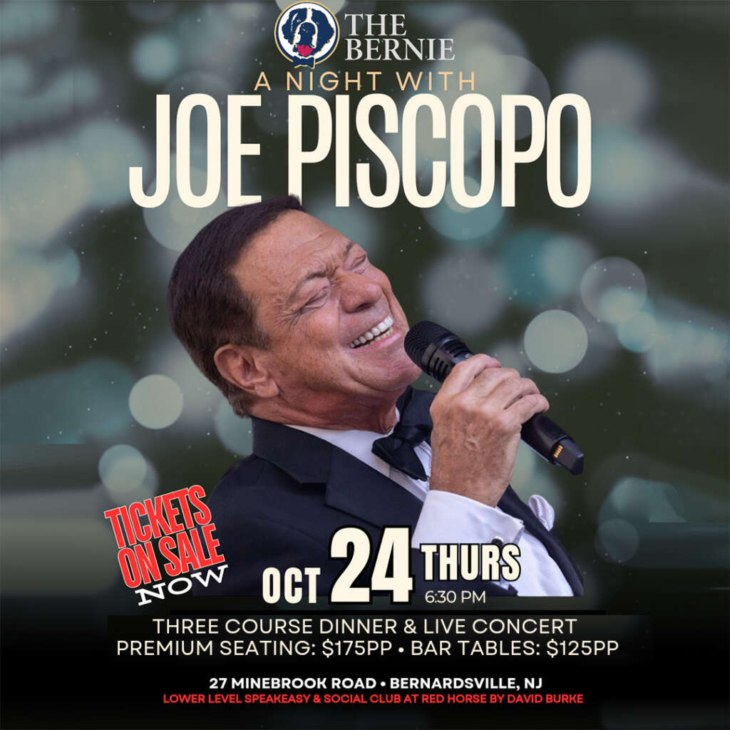 10/24 LIVE! Joe Piscopo in THE BERNIE at Red Horse by David Burke – Bernards Inn