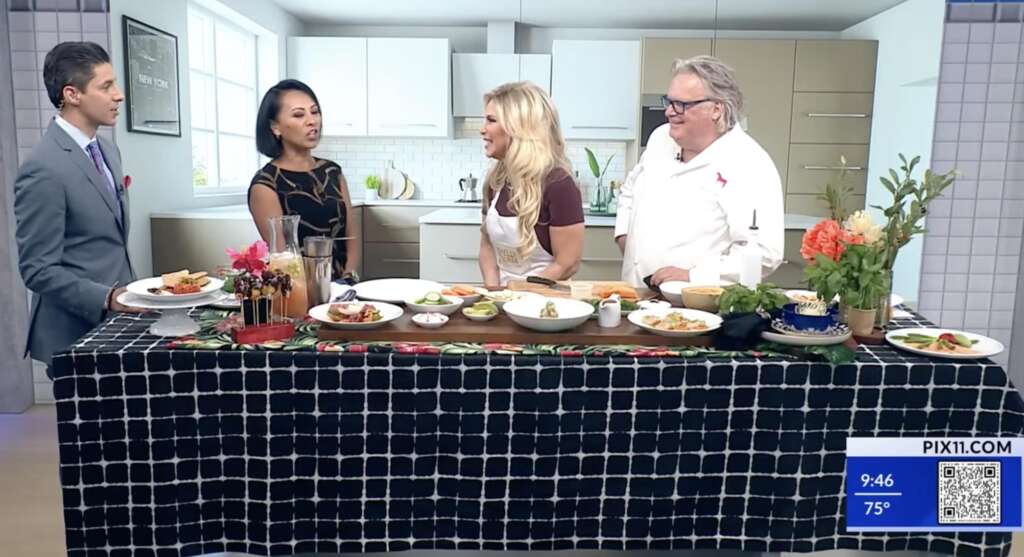Summer Sizzles with Chef David Burke and Shelli Stelmak on Pix 11 News