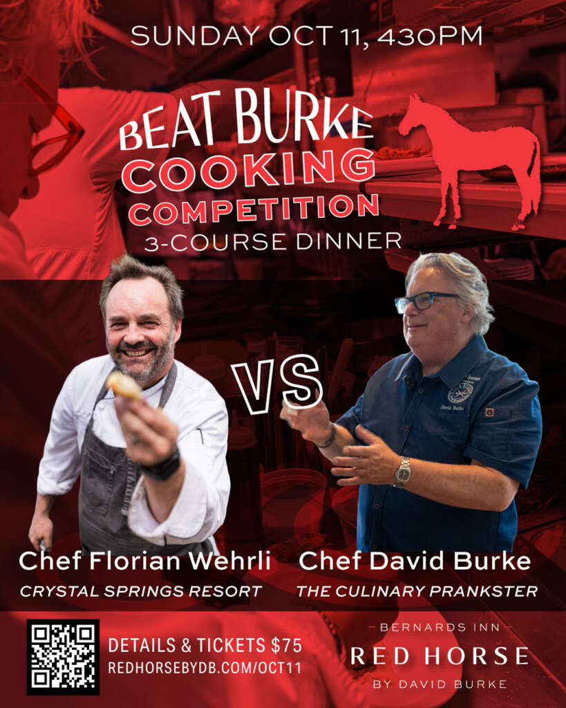10/11 Beat Chef Burke Cooking Competition Dinner at Red Horse - Bernards Inn