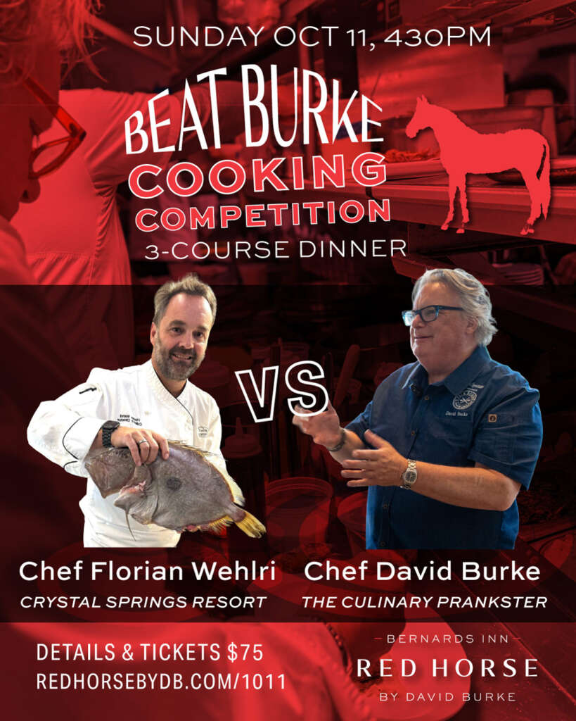 10/11 Beat Chef Burke Cooking Competition Dinner at Red Horse - Bernards Inn
